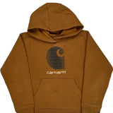 Age 8-10 Carhartt Hoodie - Small Brown Cotton