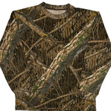 Mossy Oak Long Sleeve T-Shirt - Medium Brown Cotton