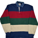 Barbarian Striped Rugby Shirt - 2XL Multicoloured Cotton