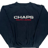 Chaps Ralph Lauren Spellout Sweatshirt - XL Navy Cotton