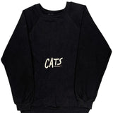 Cats Musical Lee Shirts Graphic Sweatshirt - Large Black Cotton Blend
