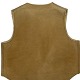1980S Carhartt Gilet - 2XL Brown Cotton