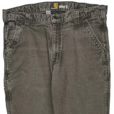 Carhartt Carpenter Pants - 36W 30L Gray Cotton