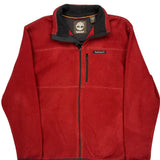 Timberland Fleece Jacket - Medium Red Polyester