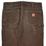 Carhartt Carpenter Pants - 35W 34L Brown Cotton