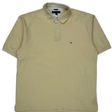Tommy Hilfiger Polo Shirt - 2XL Yellow Cotton