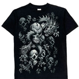 Tennessee River Graphic T-Shirt - Medium Black Cotton