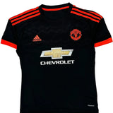 Manchester United Adidas 2015-16 Rashford Third Football Shirt - Small Black Polyester