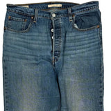 501 Levis Jeans - 32W UK 12 Blue Cotton