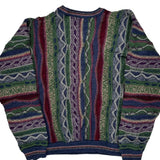 Croft & Barrow Striped Sweater - XL Multicoloured Cotton Blend