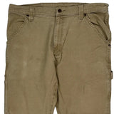 Wrangler Carpenter Trousers - 36W 30L Khaki Cotton