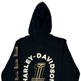 Milwaukee Harley Davidson Graphic Hoodie - XL Black Cotton