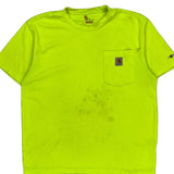 Force Carhartt T-Shirt - Medium Yellow Polyester