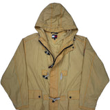 80S Tommy Hilfiger Windbreaker - XL Yellow Nylon