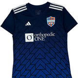 Age 12-14 Adidas Northwest Fc Jersey - Medium Blue Polyester