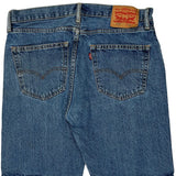 Levis Denim Shorts - 34W 10L Blue Denim