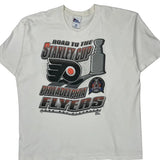 Philadelphia Flyers Pro Player Graphic T-Shirt - XL White Cotton
