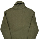 Polo By Ralph Lauren Shawl Sweater - Medium Green Cotton