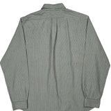 Ralph Lauren Striped Shirt - Large Green Cotton