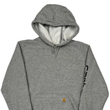 Carhartt Hoodie - Small Gray Cotton Blend