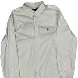 Classic Fit Performance Ralph Lauren Shirt - XL White Cotton