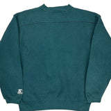 Starter Sweatshirt - Medium Green Cotton Blend