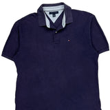 Tommy Hilfiger Polo Shirt - XL Navy Cotton