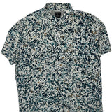 Quiksilver Short Sleeve Shirt - XL Multicoloured Cotton