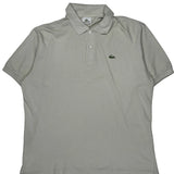 Lacoste Polo Shirt - XL Beige Cotton