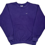 Nike Sweatshirt - Medium Purple Cotton