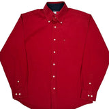 Tommy Hilfiger Shirt - Medium Red Cotton
