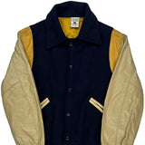 Swingster Varsity Jacket - Medium Beige Leather