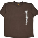 Carhartt Graphic T-Shirt - XL Brown Cotton