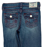 True Religion Contrast Stitch Jeans - 25W US 0 Blue Denim