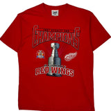 Detroit Red Wings Lee Sport Nhl T-Shirt - Large Red Cotton