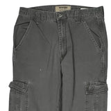 Wrangler Cargo Trousers - 32W 34L Grey Cotton