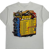 Sprint Cup Series Nascar T-Shirt - XL White Cotton