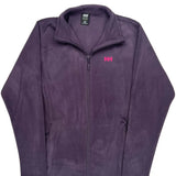 Helly Hansen Full Zip Fleece Jacket - XL Purple Polyester