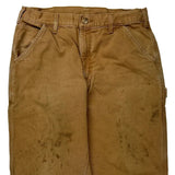 Carhartt Carpenter Trousers - 34W 30L Brown Cotton