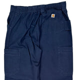 Carhartt Cargo Trousers - 31W 30L Blue Cotton Blend