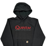 Outsmart. Outfish. Outlast. Carhartt Hoodie - Medium Black Cotton