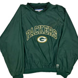 Packers Logo 7 Football Windbreaker - XL Green Polyester