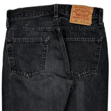 501 Levis Jeans - 28W 35L Black Denim