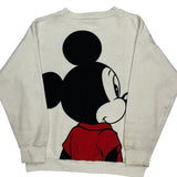 Mickey Mouse Disney Cartoon Sweatshirt - Medium Black Cotton Blend