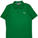 Puma Polo Shirt - Medium Green Cotton
