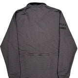 Harley Davidson 1/4 Zip - XL Grey Cotton Blend