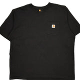 Carhartt T-Shirt - 2XL Black Cotton