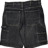 Faded Glory Carpenter Shorts - 36W 10L Black Cotton
