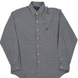 Blake Ralph Lauren Checked Shirt - Large Blue Cotton