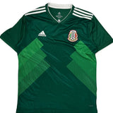 2018-19 Mexico National Team Adidas Home World Cup Football Shirt - 2XL Green Polyester